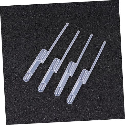 100pcs Long Straw Quantitative Dropper Straw Double-Cell Plastic Buret for Lab Use in Saudi Arabia