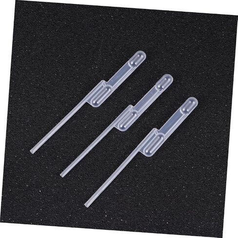 100pcs Long Straw Quantitative Dropper Straw Double-Cell Plastic Buret for Lab Use in Saudi Arabia