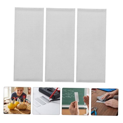 Ciieeo 15pcs Pure Zinc Anode for Fruit Battery Experiments Electroplating Saltwater Pool Replacement Zinc Strips for Science Projects Educational Hands-on Learning in Saudi Arabia