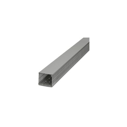 Phoenix Contact, 3240197, Cable Duct for Installation and mounting in Control cabinets - Gray - comprising Upper Part and mounting Base - Width: 25 mm - Height: 80 mm - Length: 2000 mm (1 Item/s) in Kuwait