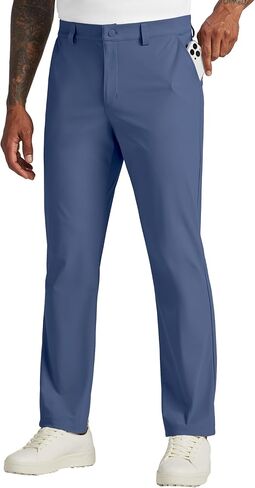 Willit Mens Golf Pants Stretch Comfy Work Dress Pants 28''/30''/32''/34'' Lightweight Casual Pants Slacks with Pockets in Kuwait