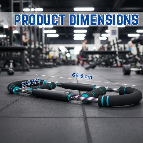 Livingstones Designs 5-in-1 Twister Arm Trainer مع حقيبة، زوج قفازات، زجاجة ومقبض يدوي، معدات تمرين الصدر قابلة للتعديل، مدرب الذراع للرجال، مدرب الصدر للرجال، تدريب عضلات الكتف in Kuwait