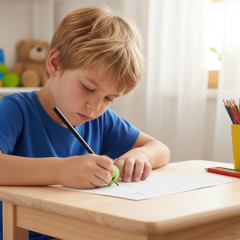 6pcs قبضة قلم رصاص على شكل ضفدع ، ومساعدات في الكتابة المريحة للسيليكون الناعمة للمبتدئين والطلاب ، وأداة وضع قبضة صحيحة للاستخدام المدرسي والمنزل (أخضر) in Kuwait