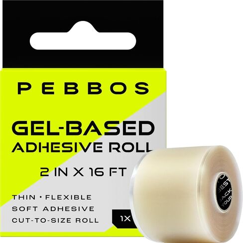 Gel-Based Adhesive Roll – 1 Roll – 2in x 16ft – Cut-to-Size Adhesive Material | Thin, Flexible & Water-Resistant in Kuwait