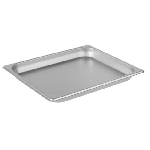 Soro Essentials- Half Size 1-1/4" Deep Stainless Steel Steam Table Pan 22 Gauge- Flat Edge Anti Jam Steam Pans Food Pan Commercial Food Pan for Hotel Party Buffet Catering Supplies in Kuwait