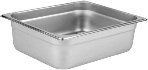 Soro Essentials- Half Size 4" Deep Stainless Steel Steam Table Pan 22 Gauge- Flat Edge Anti Jam Steam Pans Food Pan Commercial Food Pan for Hotel Party Buffet Catering Supplies in Kuwait