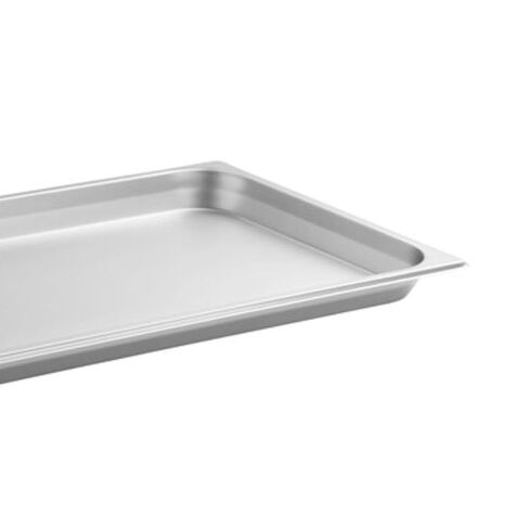 Soro Essentials- Full Size 1-1/4" Deep Stainless Steel Steam Table Pan 22 Gauge- Flat Edge Anti Jam Steam Pans Food Pan Commercial Food Pan for Hotel Party Buffet Catering Supplies in Kuwait
