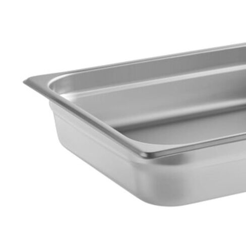 Soro Essentials- Half Size 2-1/2" Deep Stainless Steel Steam Table Pan 22 Gauge- Flat Edge Anti Jam Steam Pans Food Pan Commercial Food Pan for Hotel Party Buffet Catering Supplies in Kuwait