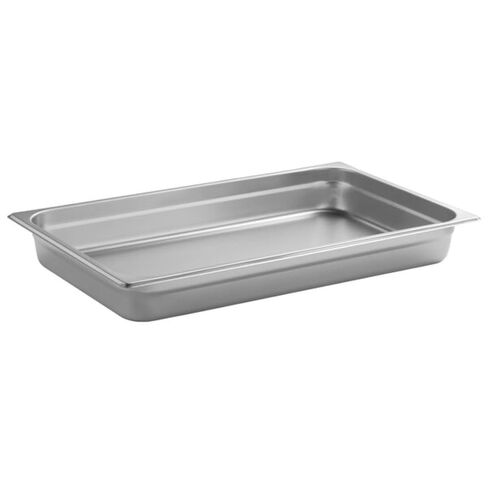 Soro Essentials- Full Size 2-1/2" Deep Stainless Steel Steam Table Pan 22 Gauge- Flat Edge Anti Jam Steam Pans Food Pan Commercial Food Pan for Hotel Party Buffet Catering Supplies in Kuwait