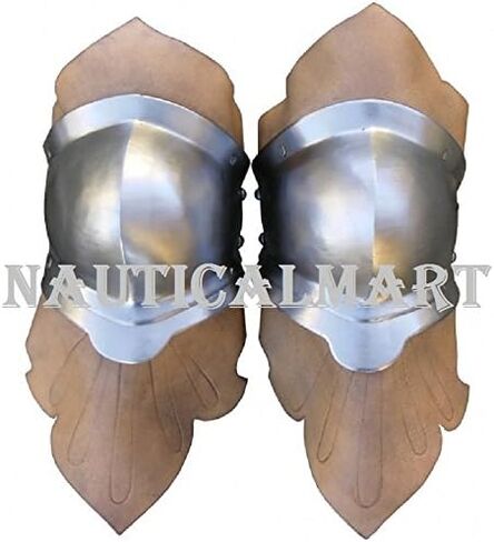 NauticalMart Plate Armour Pair of poleyns with Knee cops in Kuwait