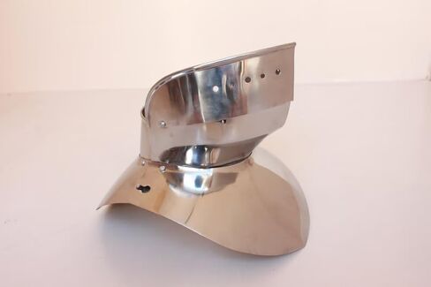 NauticalMart Viking Steel Knight Gorget مع أزياء Bevor Medieval Neck Guard Armor التي يمكن ارتداؤها in Kuwait