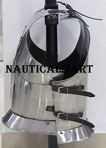 لوحة صدر من الفولاذ من العصور الوسطى من NauticalMart - زي درع - مقاس واحد in Kuwait