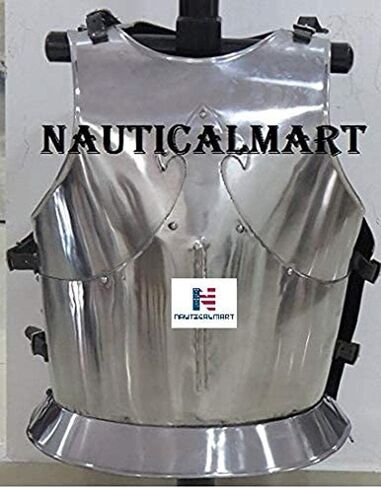 لوحة صدر من الفولاذ من العصور الوسطى من NauticalMart - زي درع - مقاس واحد in Kuwait