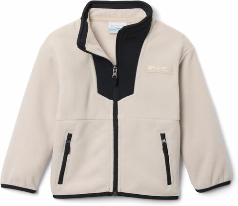 Columbia Youth Sequoia Grove Full Zip Fleece Jacket, Dark Stone/Black, Small in Kuwait