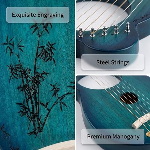 Lyre Harp، 16 سلسلة Arpa Instrumento Musical Panda Design Lap Harp Kit سلسلة أداة مع تحول وجع موالف حقيبة واللقطات in Kuwait