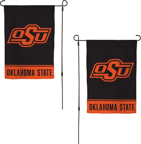 علم حديقة Desert Cactus Oklahoma State University OSU - 19 × 12 بوصة لافتة رعاة البقر في ولاية أوكلاهوما، للعرض والمناسبات الخارجية (التصميم C) in Kuwait