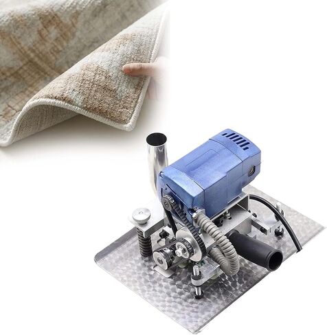 Professional Carpet Trimmer, 500w Electric Shearing Machine, 15000rpm Motor with Precision 3-Inch Blade, Adjustable for Various Carpet Thicknesses and Pile Types in Kuwait