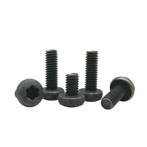 10/50pcs M1.6 M2 .5 M3 M4 Black Oxide Grade 8. Carbon Steel GB2672 Six-Lobe Round Button Pan Bolt Screw(50pcs M2.5x5mm) in Kuwait