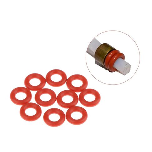 10 Pcs O-Rings Silicone for Coffee Machine Pressure Tube O Sealing Washer Red VMQ Repair Box Assortment Kit in Kuwait