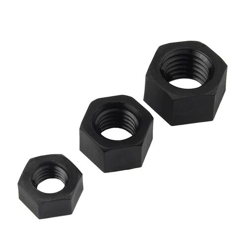 5-50pcs M2 .5 M3 M4 M5 M6 M8 M10 M12 M14 M16 M18 M20 White Or Black Plastic Nylon Hex Hexagon Nut(Black Color,M10 (10pcs)) in Saudi Arabia
