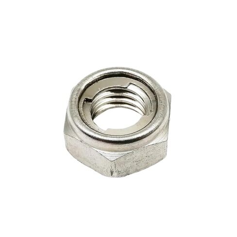 2/5/10pcs M3 M4 M5 M6 M8 M10 M12 M14 M16 304 A2 Stainless Steel All Metal Insert Hex Hexagon Self Lock Nut Locknut(2pcs M12) in Kuwait