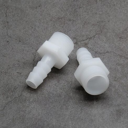4 قطعة خرطوم بلاستيك وصلة بارب 3/8 "بارب-1/2" NPT ذكر الموضوع محول وصلة أنابيب الاتحاد in Kuwait