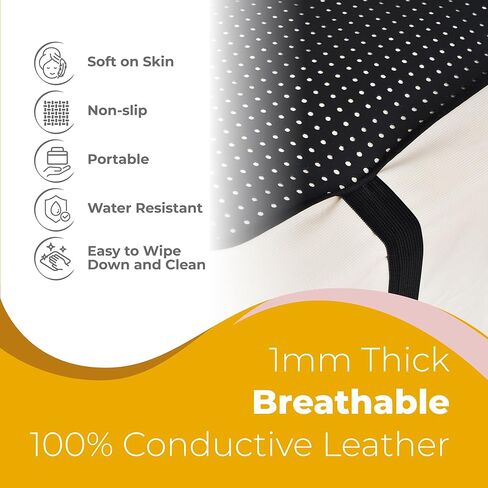 Grounding Sleeping Mat for Bed - Queen Size Mattress Cover Pads (27"x60") Product Kit for Feet Sleep Rest Yoga Workout Pain Relief Balance Wellness - Earth Connected Grounded Mat in Kuwait