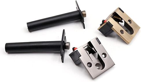 Hidden Theft Chain Bolt Door Hotel Invisible Buckle Room Locking Hasp 1Pcs(Gris) in Kuwait
