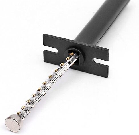 Hidden Theft Chain Bolt Door Hotel Invisible Buckle Room Locking Hasp 1Pcs(Gris) in Kuwait