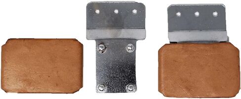 CHALLENGER 3" Blevins Buckle Set (2-Pack) – Tan Leather Covered Saddle Buckles | Western Tack Replacement Hardware | 52HS04TN in Kuwait