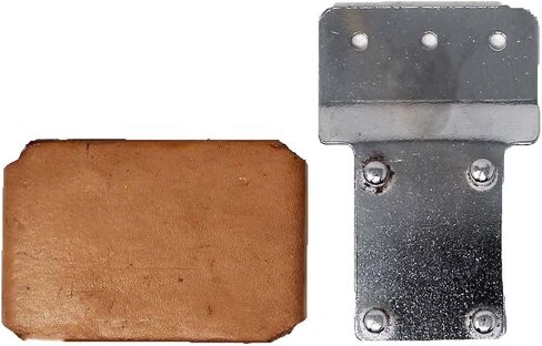 CHALLENGER 3" Blevins Buckle Set (2-Pack) – Tan Leather Covered Saddle Buckles | Western Tack Replacement Hardware | 52HS04TN in Kuwait