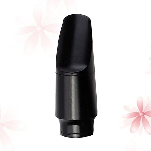 Alasum Plastic Saxophone Mouthpiece with Full Tone Quality and Comfortable Design for Soprano Saxophone Black Sax Instrument Accessory Suitable for Beginners and Professionals in Kuwait