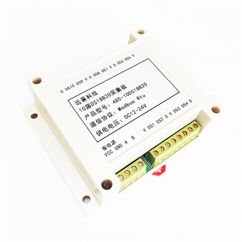 10-قناة DS18B20 وحدة اكتساب درجة الحرارة درجة الحرارة إلى RS485 جهاز إرسال Modbus RTU الاتصالات in Kuwait