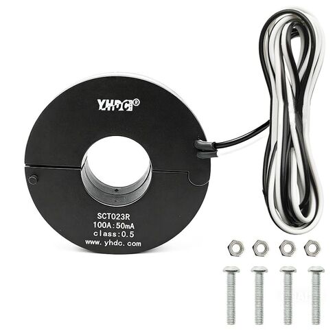 SCT023R 100A 50mA محولات التيار غير الغازية سبليت الأساسية 23 مللي متر فتحة مفتوحة إغلاق مستشعر القياس الحالي in Kuwait