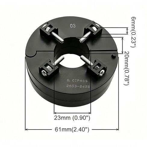 SCT023R 100A 50mA محولات التيار غير الغازية سبليت الأساسية 23 مللي متر فتحة مفتوحة إغلاق مستشعر القياس الحالي in Kuwait