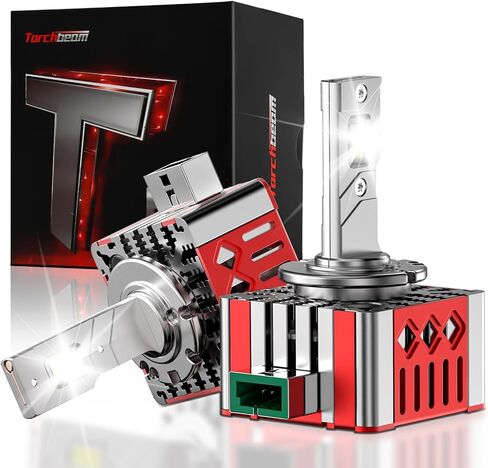 Torchbeam D3S/D3R HID Bulb 60000 Lumens, 6000K 45W Xenon HID Replace Bulbs Plug and Play - Pack of 2 in Saudi Arabia