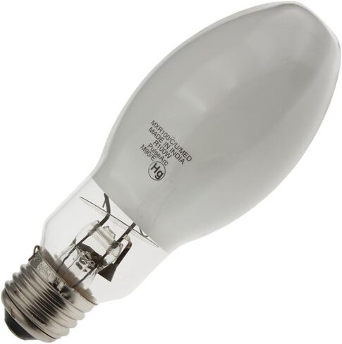 بديل لمصباح GE 18679 MXR100/C/U/MED - مصباح هاليد معدني 100 وات، قاعدة E26، لمبة ED17، لمبة إضاءة بديلة متعددة البخار بيضاء دافئة 3200 ك، مصباح تفريغ عالي الكثافة in Kuwait