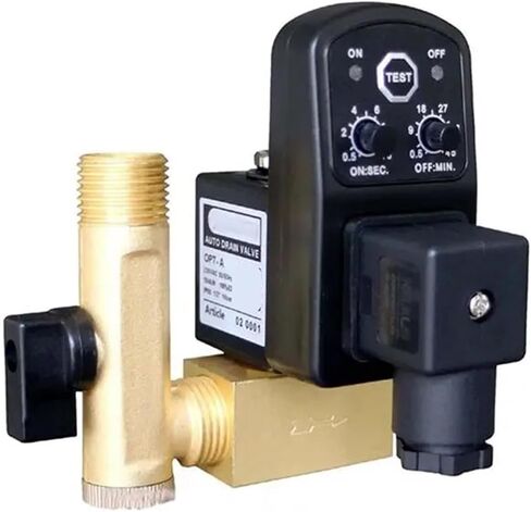 1/2" DN15 Automatic Electronic Drainer 24V 110V 220V 380V Split Type Timed Air Compressed Tank Drain Valve Opt-A(AC 110V) in Saudi Arabia