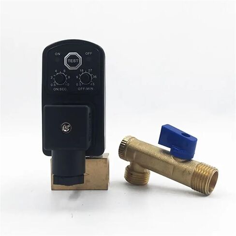 1/2 "DN15 تجفيف إلكتروني أوتوماتيكي 24 فولت 110 فولت 220 فولت 380 فولت نوع سبليت صمام تصريف خزان الهواء المضغوط في الوقت المناسب Opt-A(AC 380V) in Kuwait