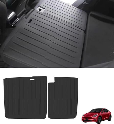 PM Auto Set من 3 TPE Trunk Mat - حصيرة التخزين الخلفية - بطانة الشحن لعام 2021-2023 Tesla Model 3 باستثناء المرتفعات ، ملحقات Tesla الأساسية للنموذج 3 in Kuwait