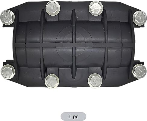 PE Water Pipe Repair Clamp, 2.0 Inch / 50 mm Diameter Pipe Repair Coupling, Leak Stop Connector with 8 Bolts, 6.7 in Length in Kuwait