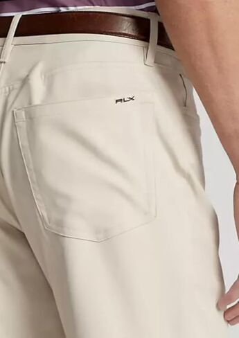 بنطال RLX Ralph Lauren للرجال مقاس مخصص للغولف 5 جيوب، رملي أساسي، 38X32 in Kuwait