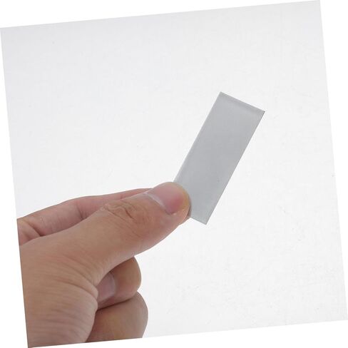 15pcs Pure Zinc Anode Sheets for Fruit Battery Experiment and Electroplating, Industrial-Grade Zinc Strips 5x5x0.1cm Size, Silver Metal Material for Lab Environments in Saudi Arabia