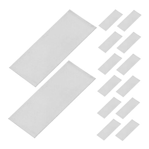 Veemoon Pure Zinc Anode Sheets Smooth Edges 15pcs for Electroplating and Fruit Battery Making Zinc Plates for Repeated Use in Lab Environments and Electroplating Supplies in Kuwait