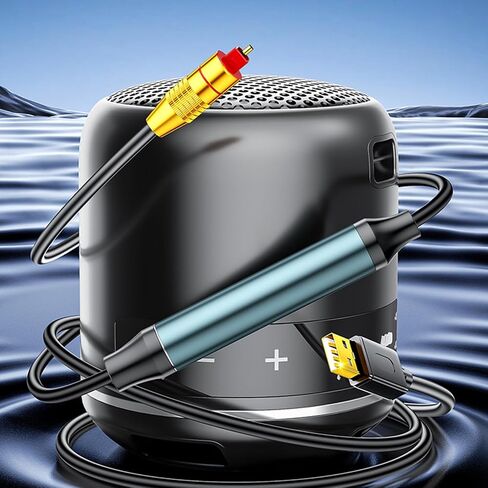 USB إلى محول الصوت البصري USB إلى الألياف الضوئية الصوت منفذ SPDIF اتصال محولات كابل للكمبيوتر المحمول in Kuwait