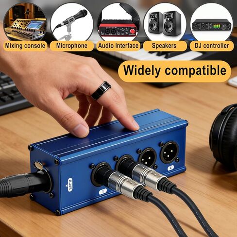 4Pack XLR over Ethernet 4 Channel Audio over Ethernet XLR to Cat5 Adapter, Dmx Network Extender XLR TRS to RJ45 Ethercon Cat 5 Cat6 Long Distance Audio Signal Transmission Extension in Saudi Arabia