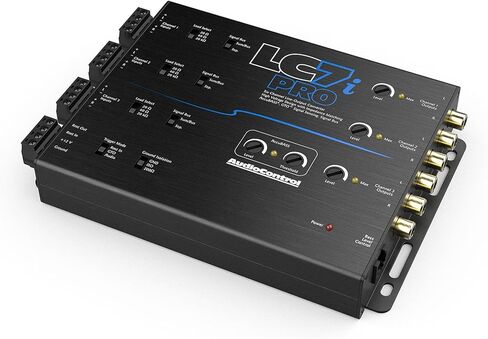 محول AudioControl LC7iPRO ذو 6 قنوات مع Accubass مع مجموعة أسلاك نحاسية نقية 4GA OFC in Kuwait