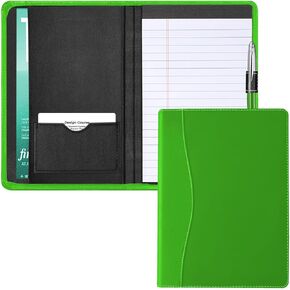 Padfolio/Portfolio Binder, Mini Padfolio Portfolio Binder 5 x 8 Legal Writing Pad, A5 Document Organizer Folder for Men Women, Black in Kuwait