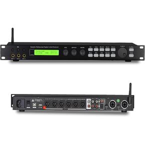 Professional Digital Audio Processor, Karaoke Audio Processor, DSP Digital Reverberation, Anti-Howling, Support 5.1 Channel Output, 3 Microphone Channel, for Speaker, Home Theater in Kuwait