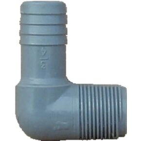 Lasco Schedule 40 1 in. Insert x 1 in. Dia. MPT PVC Elbow in Kuwait